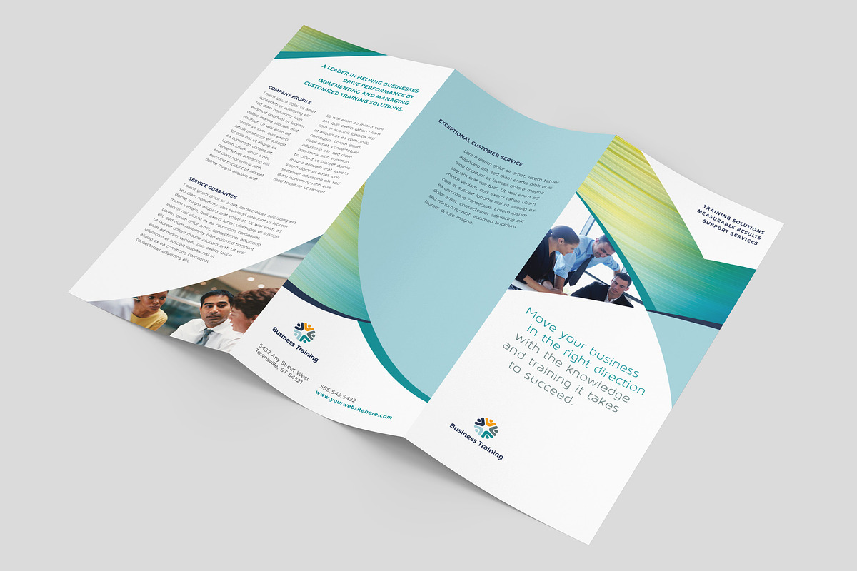Business Training Brochure Template, a Brochure Template by StockLayouts (Photo 3 of 4)