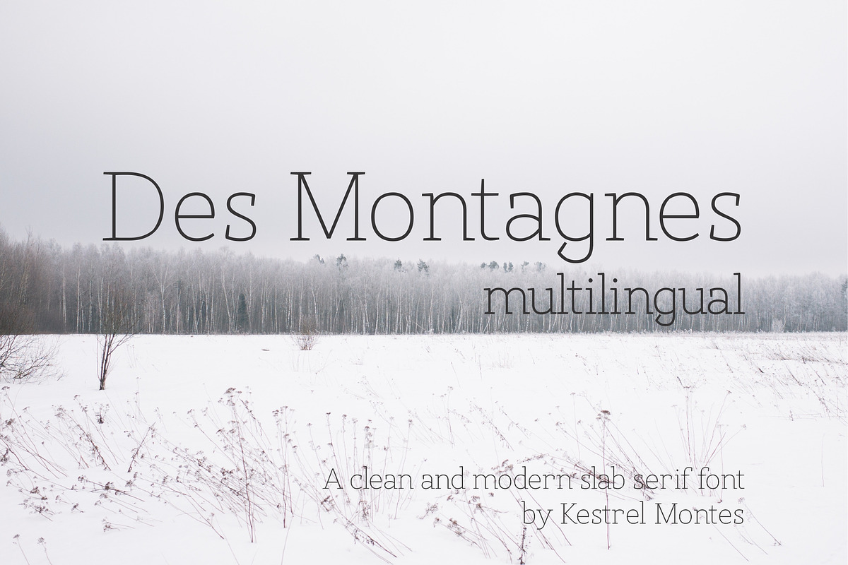 Des Montagnes - multilingual