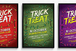 Stitches Halloween Poster, a Flyer Template by SNK's