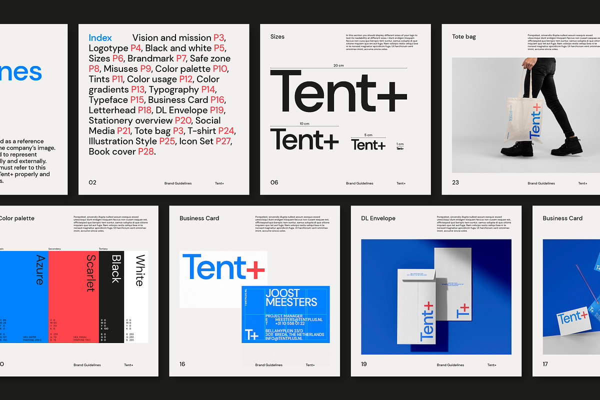 Square Brand Guideline Template, a Presentation Template by Fucina™ (Photo 2 of 11)