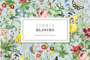 Summer Bloom Seamless Prints & Motif