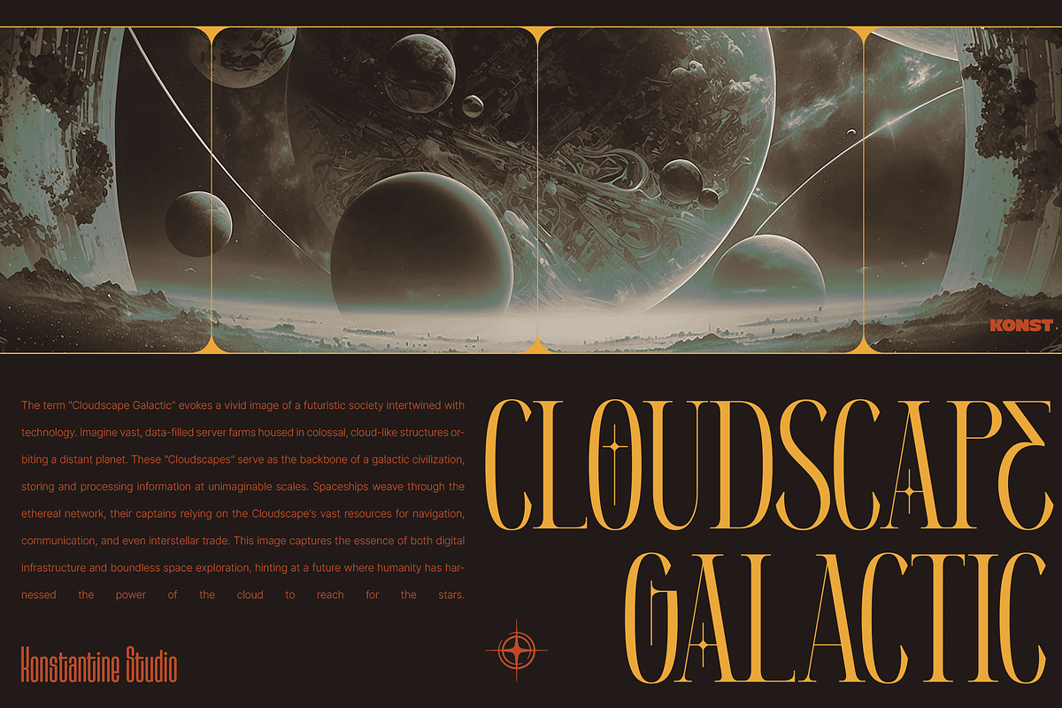 Esmogad - Futuristic Serif Fonts, a Serif Font by Konstantine Studio (Photo 5 of 8)