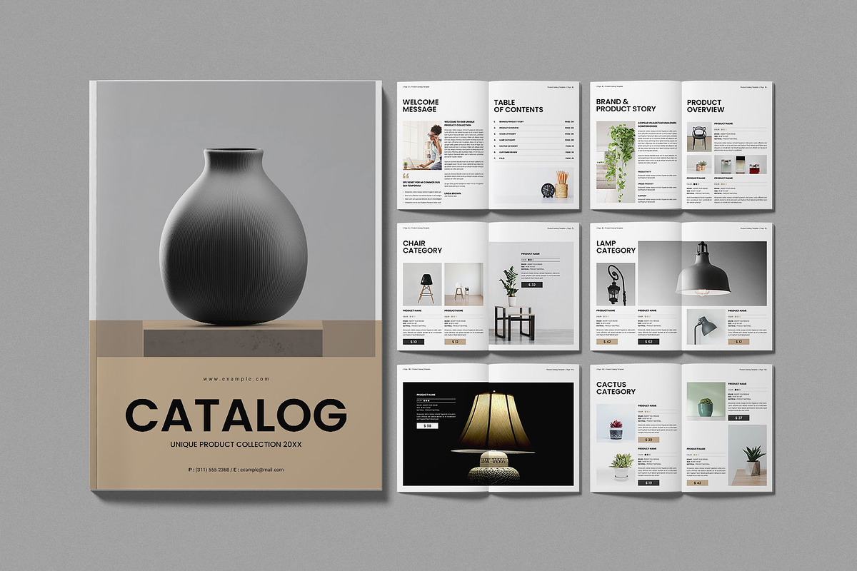 Product Catalog Template, a Brochure Template by Work-Envance (Photo 1 of 7)