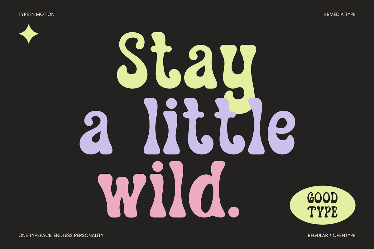 Boovela || Retro Groovy Display Font, a Serif Font by Ermedia Studio (Photo 2 of 10)