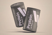 Protein Tall Jar Mockup, a Packaging Mockup by DesignRushMarket (Thumbnail 7 of 12)