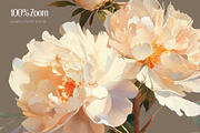 Peony - watercolor illustrations, a Decorative Illustration by AI Crafted Magnolia (Thumbnail 3 of 12)