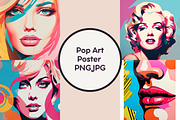 Pop Art Poster PNG,JPG, a Graphic by Milano Creative (Thumbnail 1 of 3)