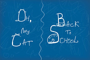 Koto-Letters - Alphabets+cats, a Decorative Illustration by Zooza Art (Thumbnail 9 of 9)