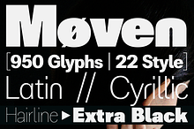 ZT Moven Sans - 22 Fonts & Variable