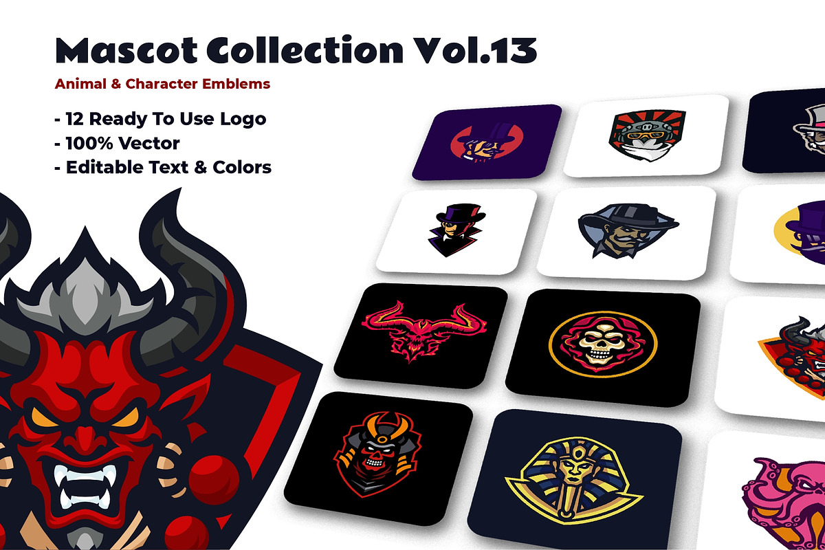 Mascot Collection-Animal & Character, a Branding & Logo Template by Artnivora.Std (Photo 4 of 4)