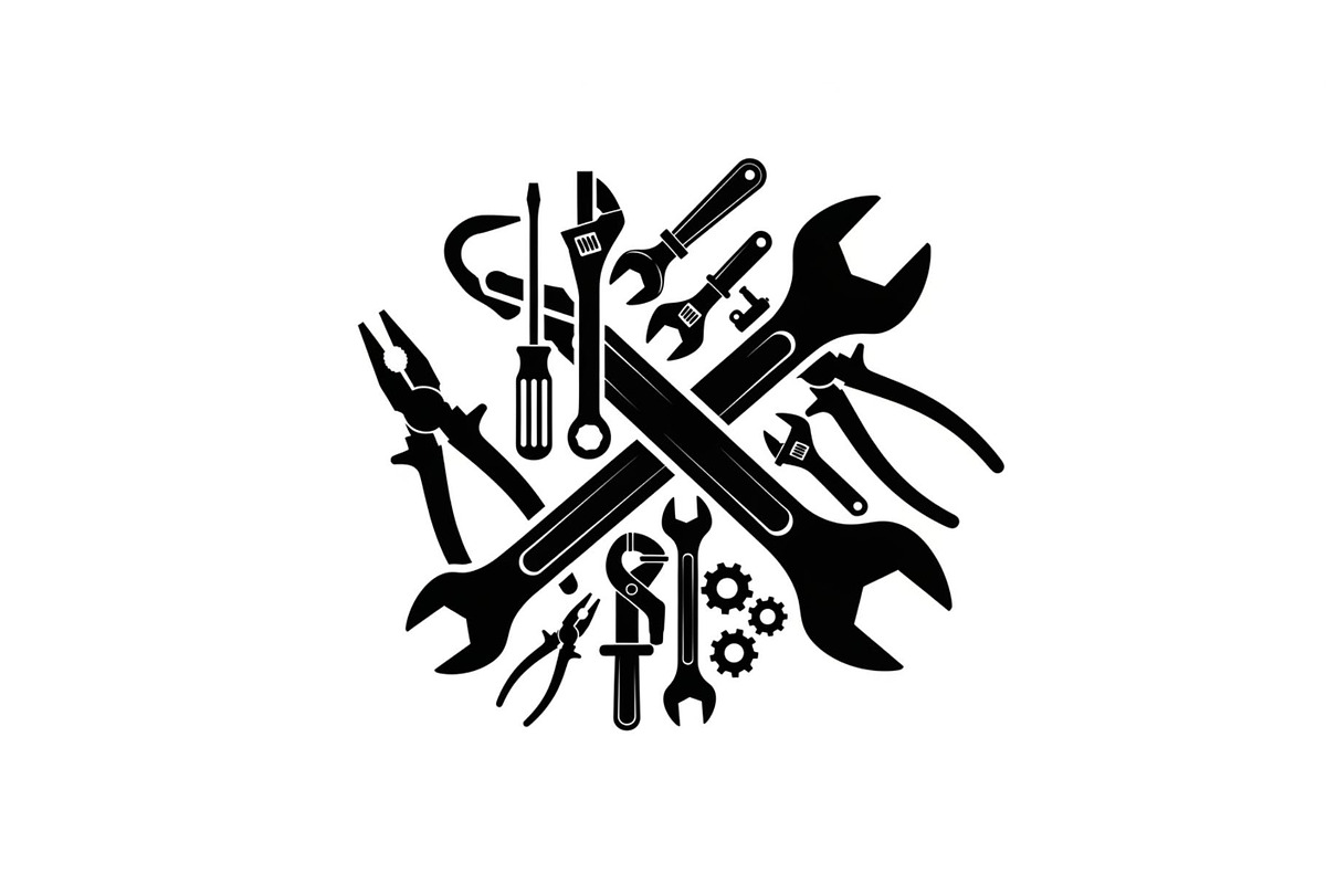 Wrench Tool Silhouette Vector Bundle, an Illustration by Amazin_art (Photo 13 of 48)