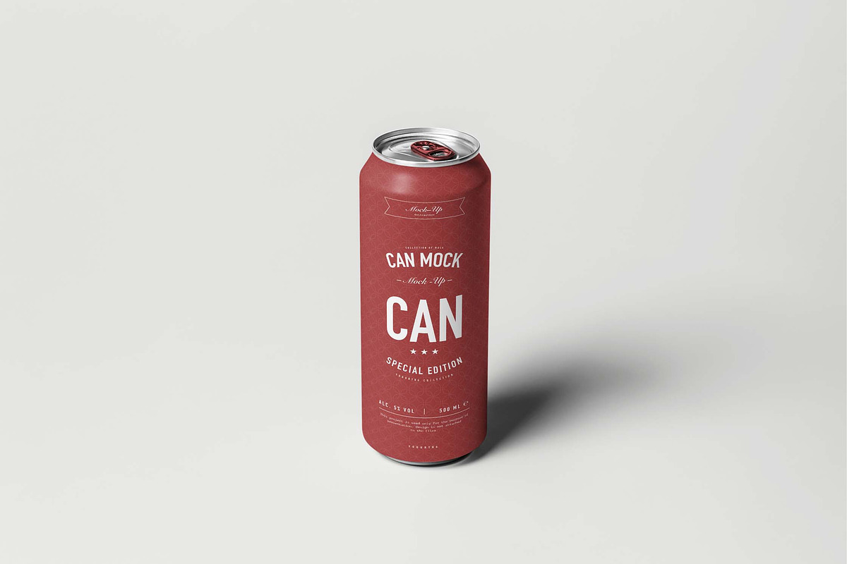 Can Mock-up 2, a Cups & Container Mockup by Yogurt86 (Photo 4 of 11)