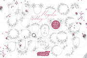 Sweet Magnolia Wedding, a Decorative Illustration by JuDesign (Thumbnail 1 of 5)