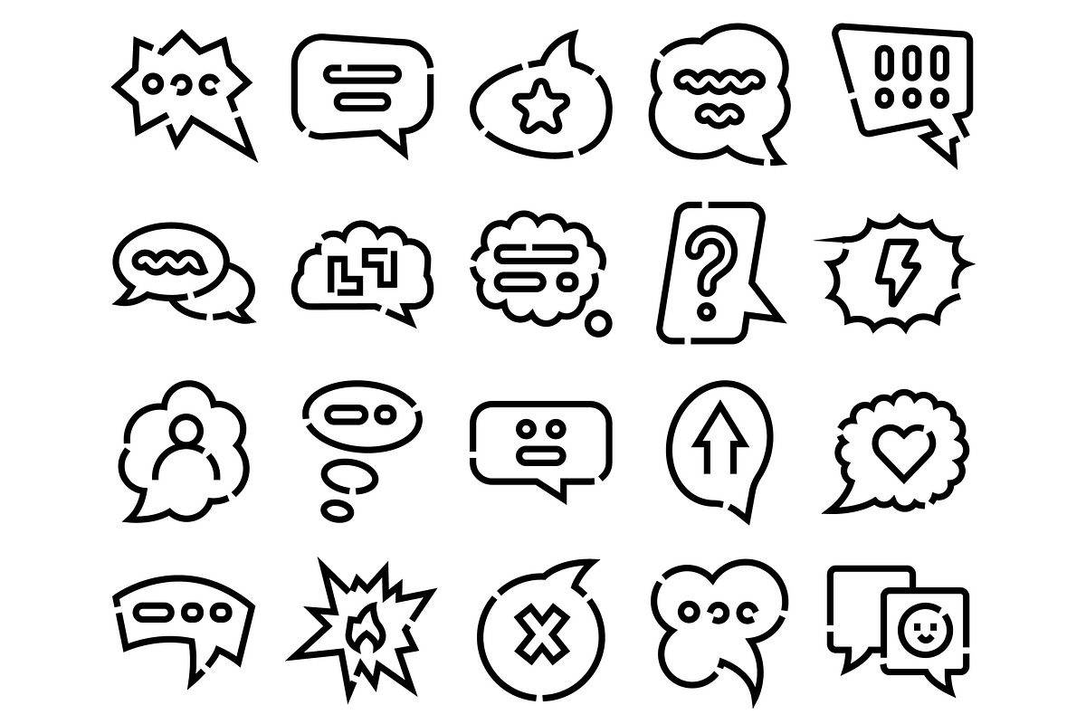 Message chat communication speech, an Object Graphic by pikepicture (Photo 2 of 3)
