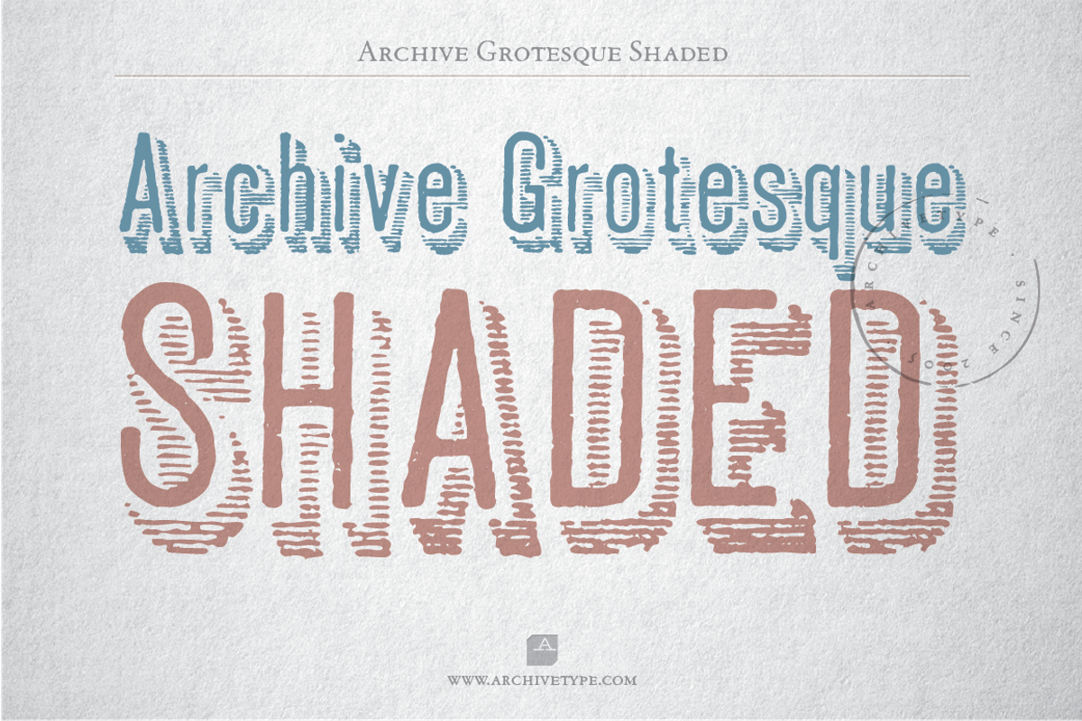 Archive Grotesque Shaded