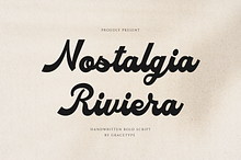 Nostalgia Riviera Handwritten Script