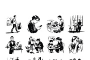 Daily Lifestyle Vector Illustrations, an Illustration by Vector Portal (Thumbnail 2 of 8)