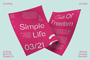 Benetti Grotesk Rounded, a Sans Serif Font by Craft Supply Co. (Thumbnail 6 of 8)