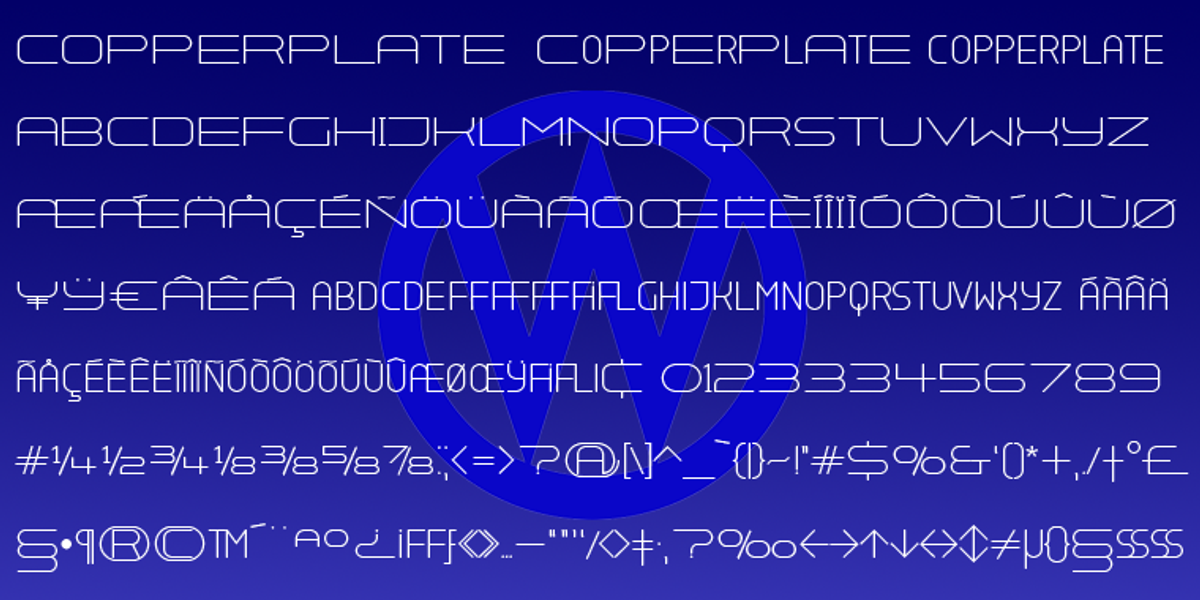 Copperplate Wide, a Sans Serif Font by Wiescher-Design (Photo 2 of 10)