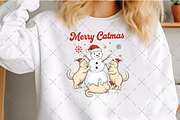 Funny Santa Snowman Cat PNG, an Illustration by Craft Nest (Thumbnail 6 of 6)