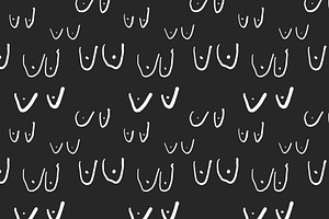 Boobs - PNG/PSD Repeating Pattern