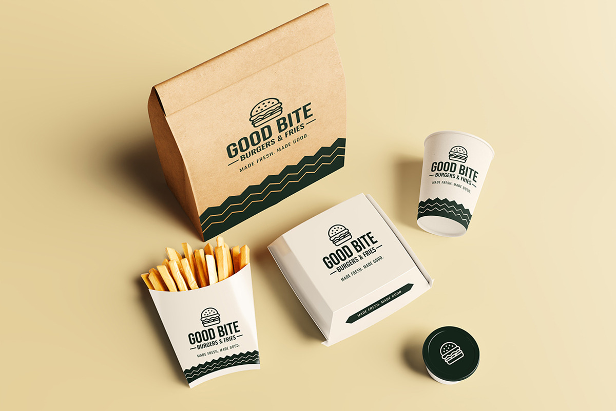 Takeaway Food Packaging Mockup, a Packaging Mockup by simuradi (Photo 4 of 9)