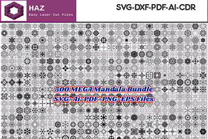 Mega Mandala Bundle 095, a Graphic by AtacanDigital
