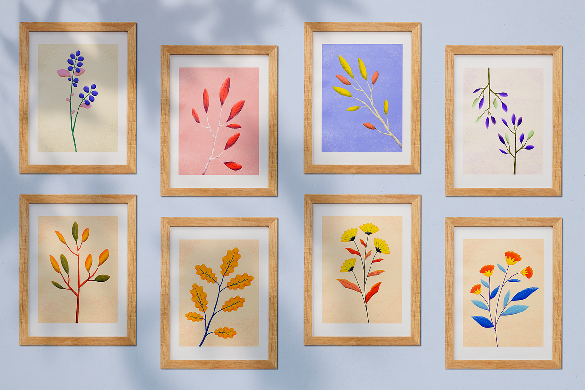 Floral Art Prints – Ready-to-Print, a Graphic by GraphicCo (Photo 11 of 12)