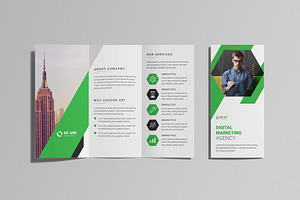Business Trifold Brochure Template, a Brochure Template by VectStock