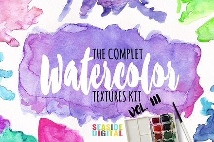 Watercolor Textures - Vol. III