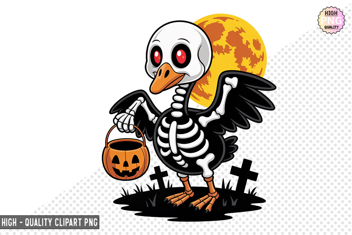 Spooky Goose Skeleton Bundle, a Graphic by crative8112 (Photo 3 of 9)
