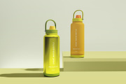 Sport Water Bottle Mockup Set, a Cups & Container Mockup by Mirachma Project (Thumbnail 8 of 8)