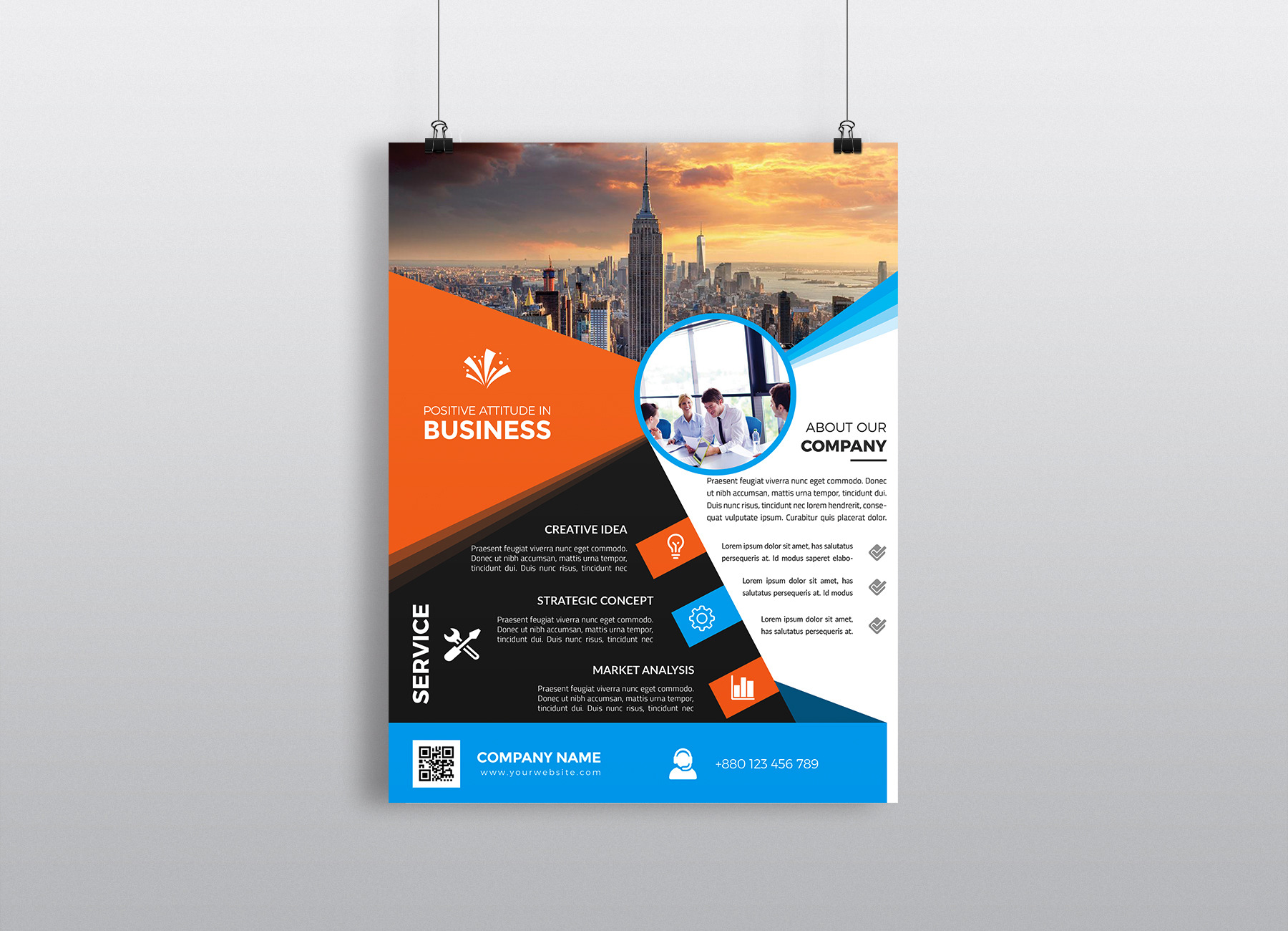 Business Flyer Template, a Flyer Template by Imagine Design Studio