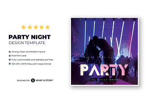 Party Night Flyer Template