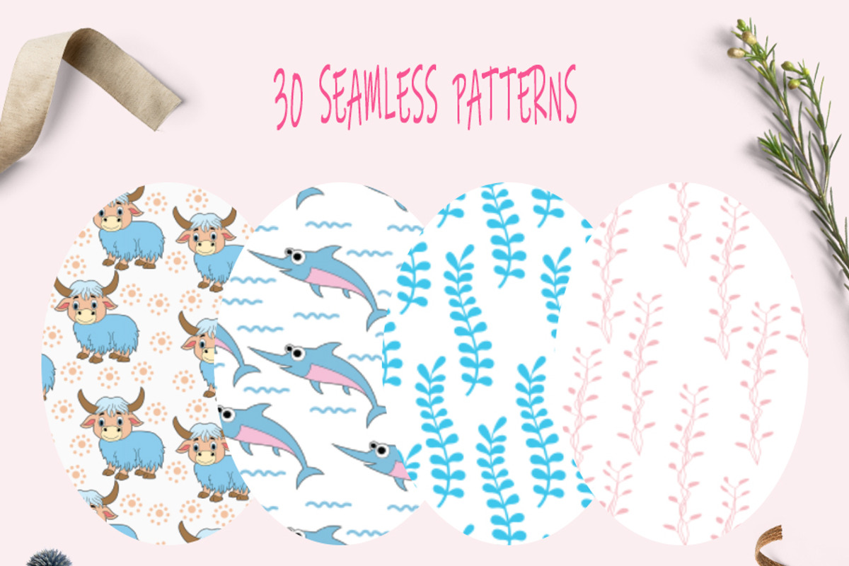 Kids Patterns & Alphabets - Animal, a Pattern Graphic by Pixavics (Photo 7 of 11)
