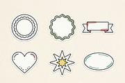 Bundles Set Bakery Packaging Icons, an Outline Icon by adenpinkstore (Thumbnail 9 of 12)