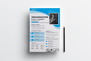 Nonprofit Organization Fact Sheet, a Flyer Template by obayes (Thumbnail 2 of 3)