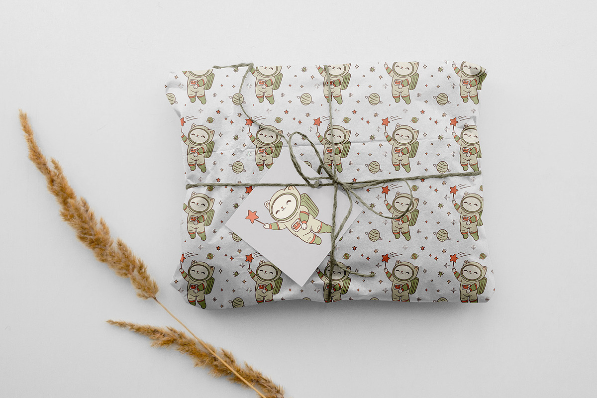 Kawaii Space Cats Bundle, an Animal Illustration by Mariia Kovalchuk (Photo 14 of 17)