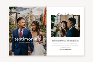 30-Page Wedding Photography Magazine