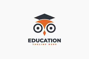 Owl Education Logo Template, a Branding & Logo Template by Zeer Graphic
