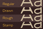 Lumend Vintage – Sans Serif Stamp, a Sans Serif Font by Craft Supply Co. (Thumbnail 7 of 8)