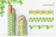 St Patrick's Day Watercolor Clipart, a Seasonal Illustration by Farida Bik (Thumbnail 8 of 11)