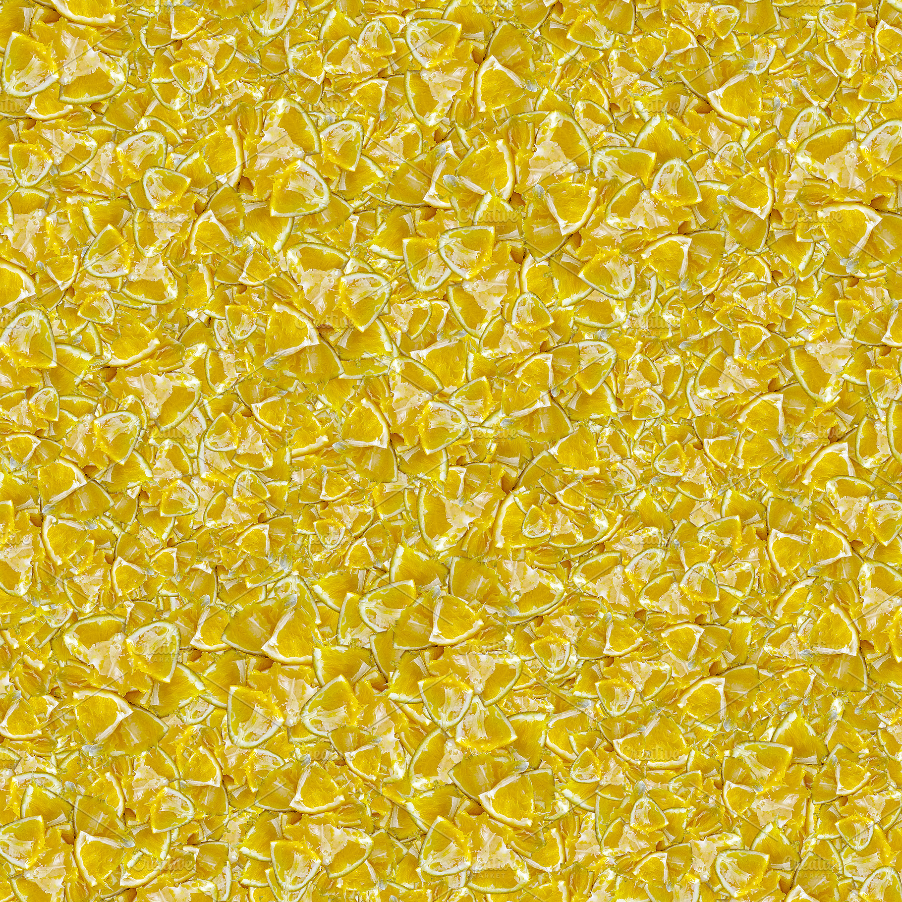 Cut orange slices motif random pattern, a Nature Photo by DanFLCreativo