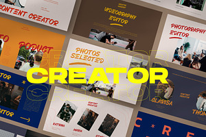 Creator Presentation Template