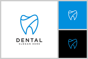 Dental Care Logo Vector Design