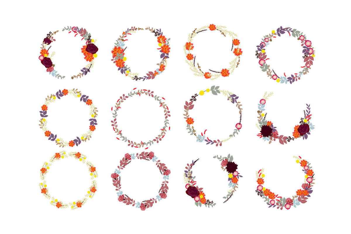 Fall / Autumn & Give Thanks Flower, a Decorative Illustration by MooBeer (Photo 5 of 11)