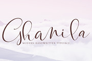 Ghanila, a Script Font by pineungtype (Thumbnail 1 of 11)
