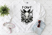 Crow Raven PNG, F-CAW-F, an Illustration by Craft Nest (Thumbnail 4 of 5)