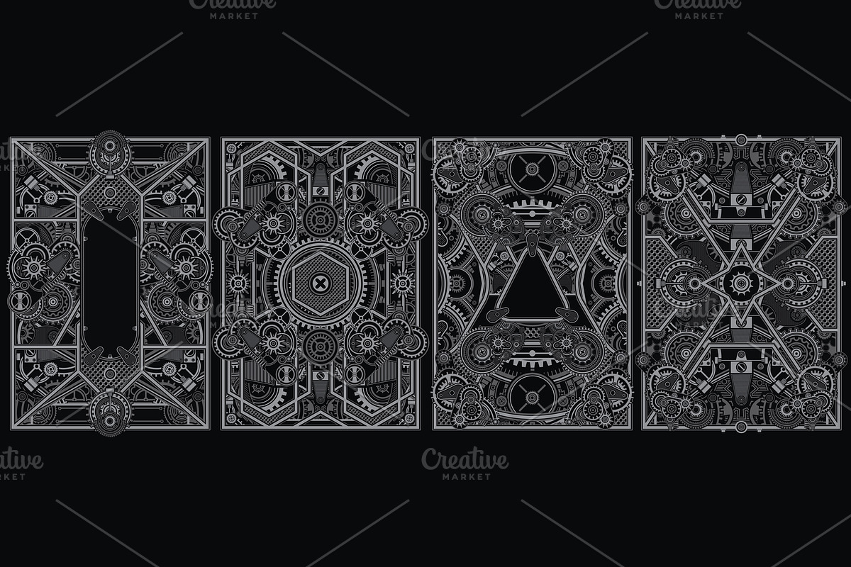 10 mecha poster template chptr 2, a Decorative Illustration by the-sastra (Photo 4 of 4)