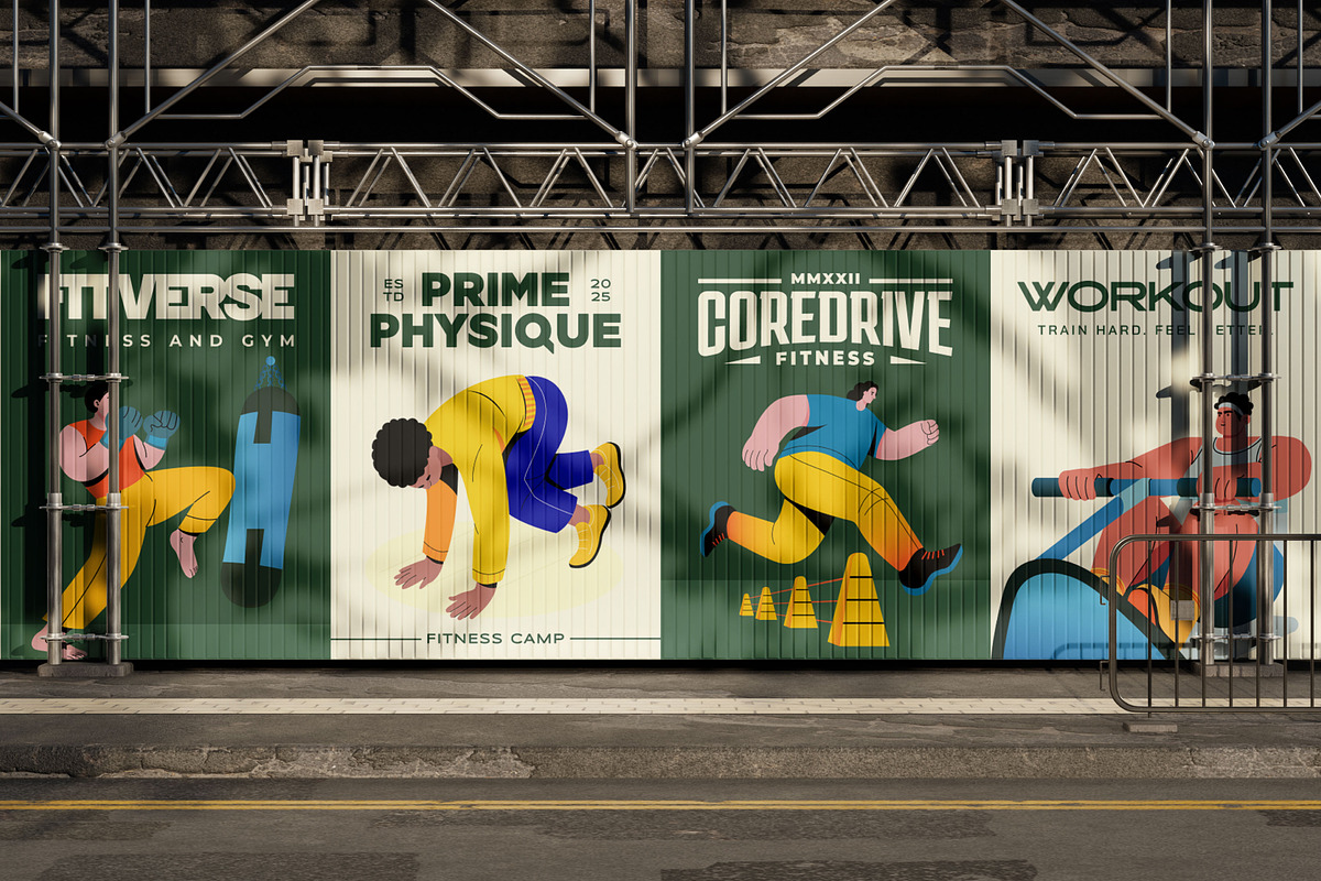 Fitness and Health Illustration Art, a Healthcare Illustration by Brickclay (Photo 4 of 9)